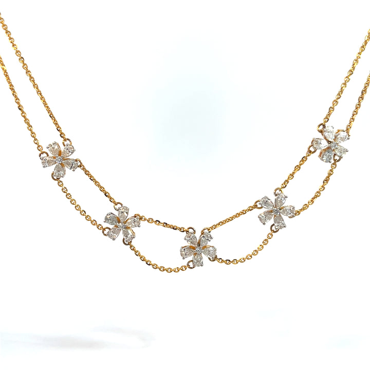 Floral Choker Necklace