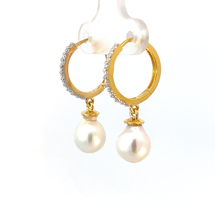 Pearl Hoop Earring