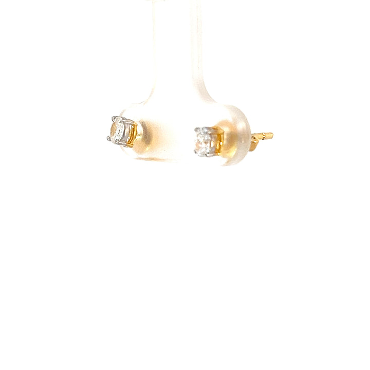 Oval Solitaire Earring