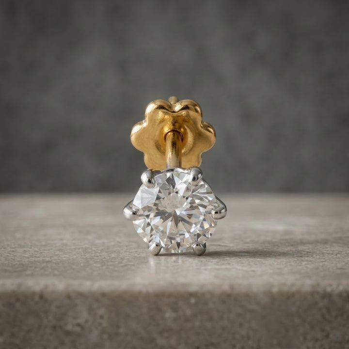 Lab Grown Diamond Nosepin