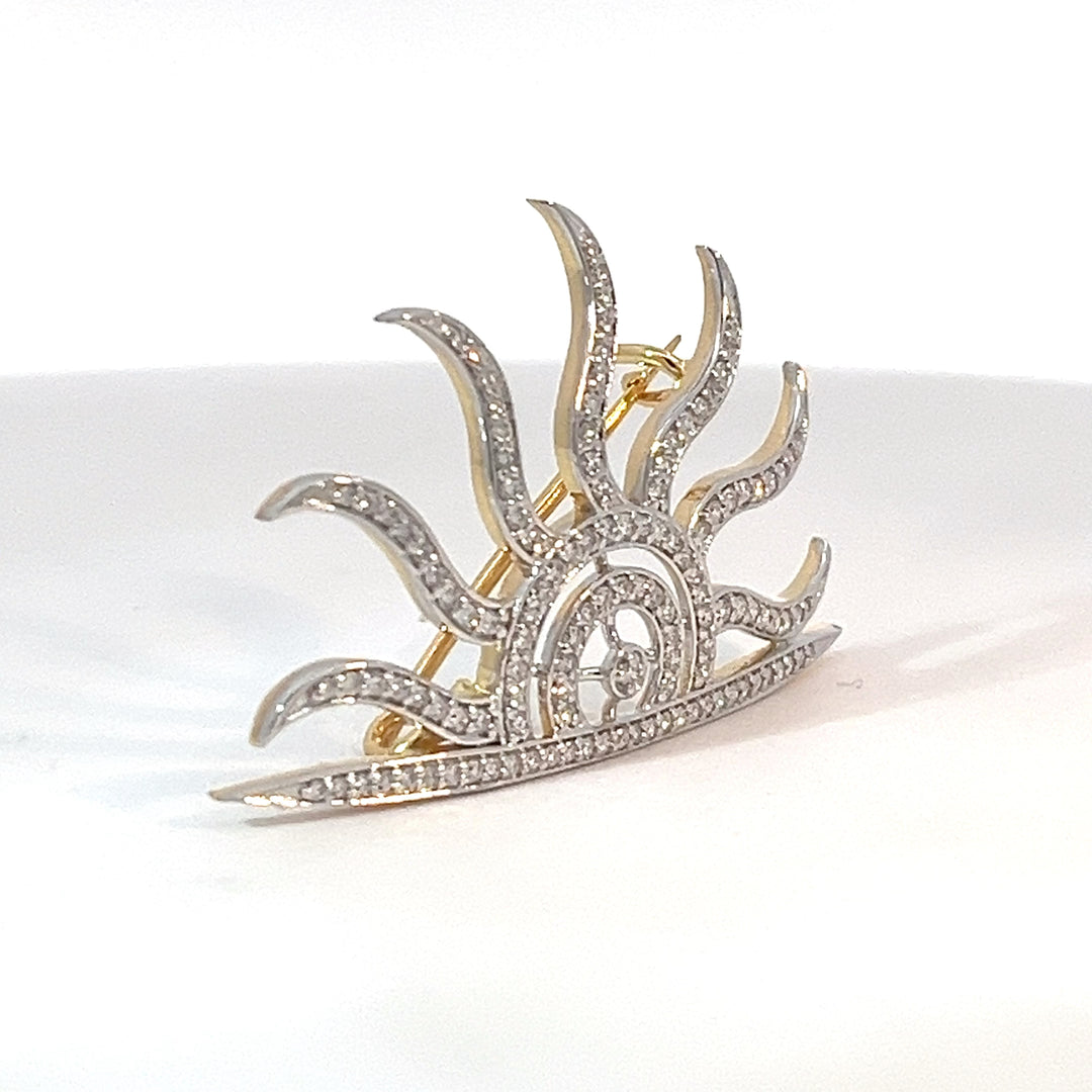 Sun Brooch
