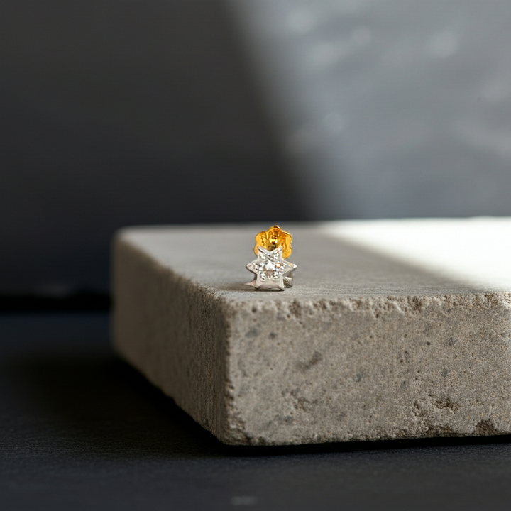 Lab Grown Diamond Nosepin
