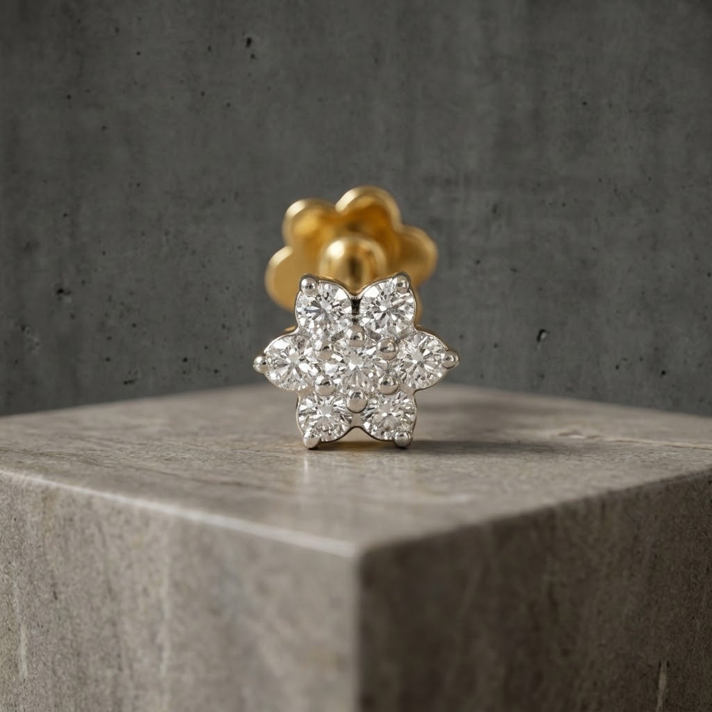 Lab Grown Diamond Nosepin