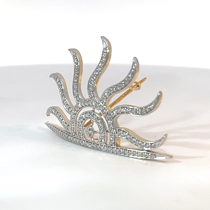 Sun Brooch