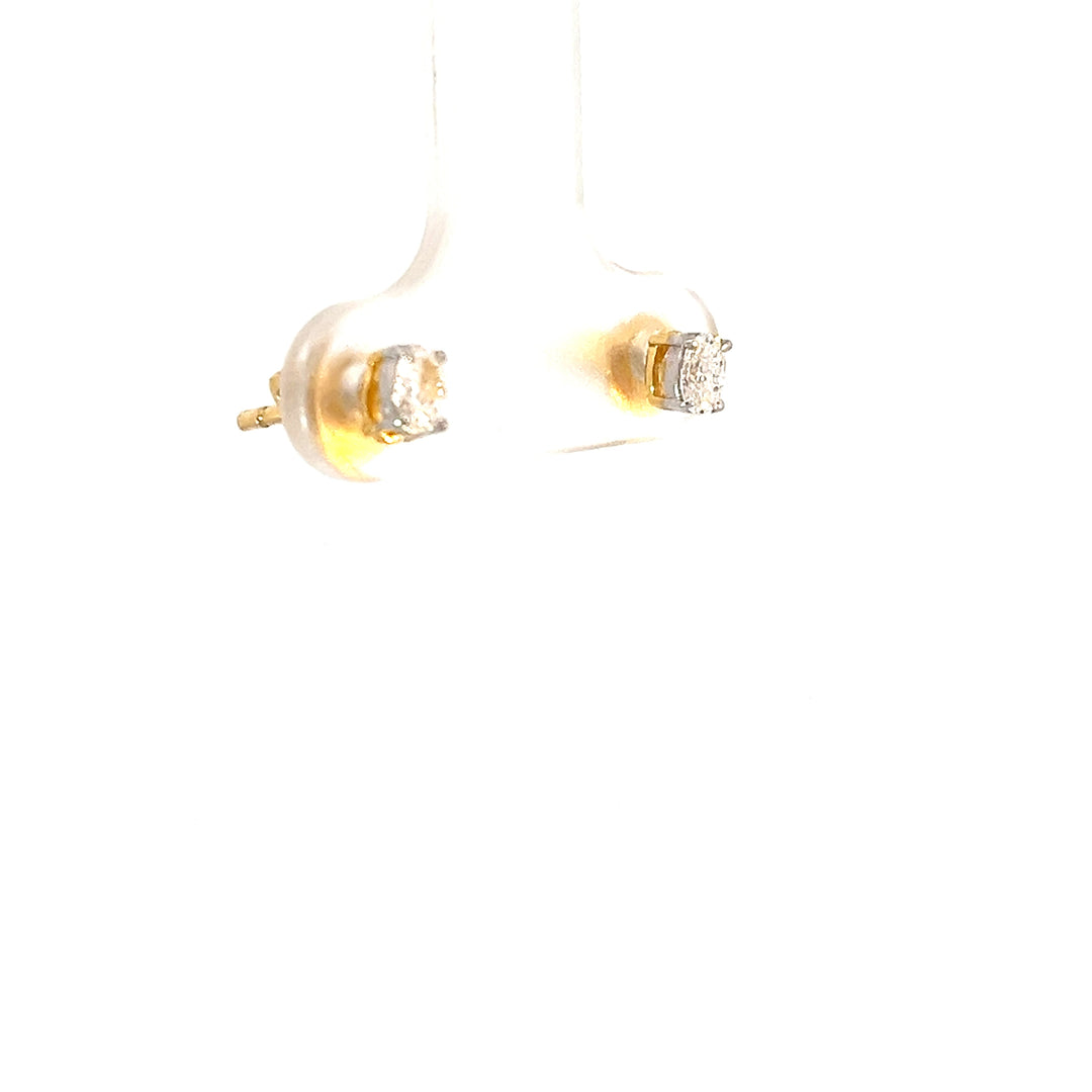 Oval Solitaire Earring