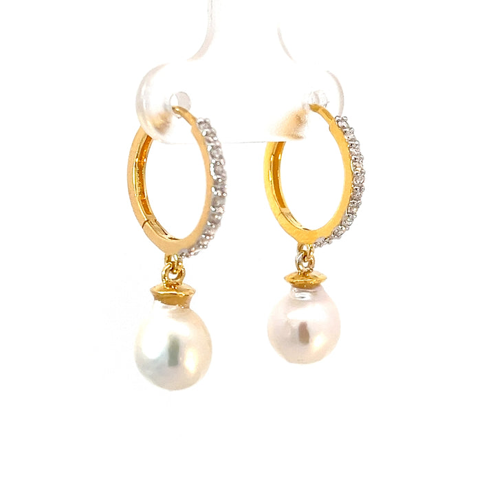 Pearl Hoop Earring