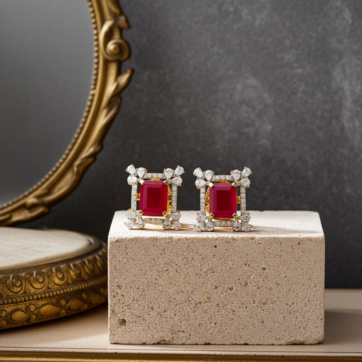 Ruby Earring