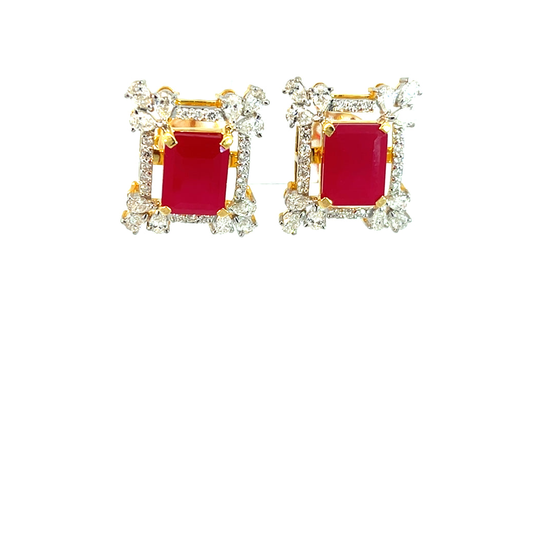 Ruby Earring
