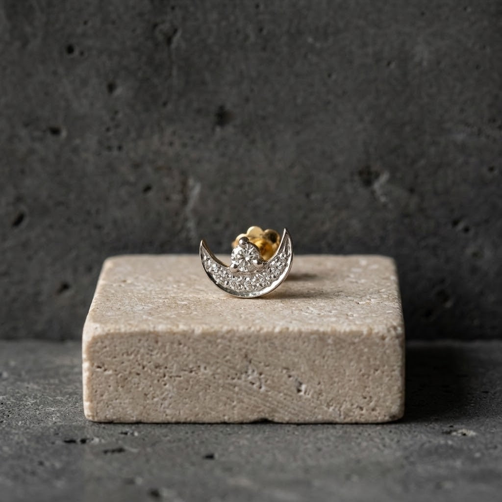 Lab Grown Diamond Nosepin