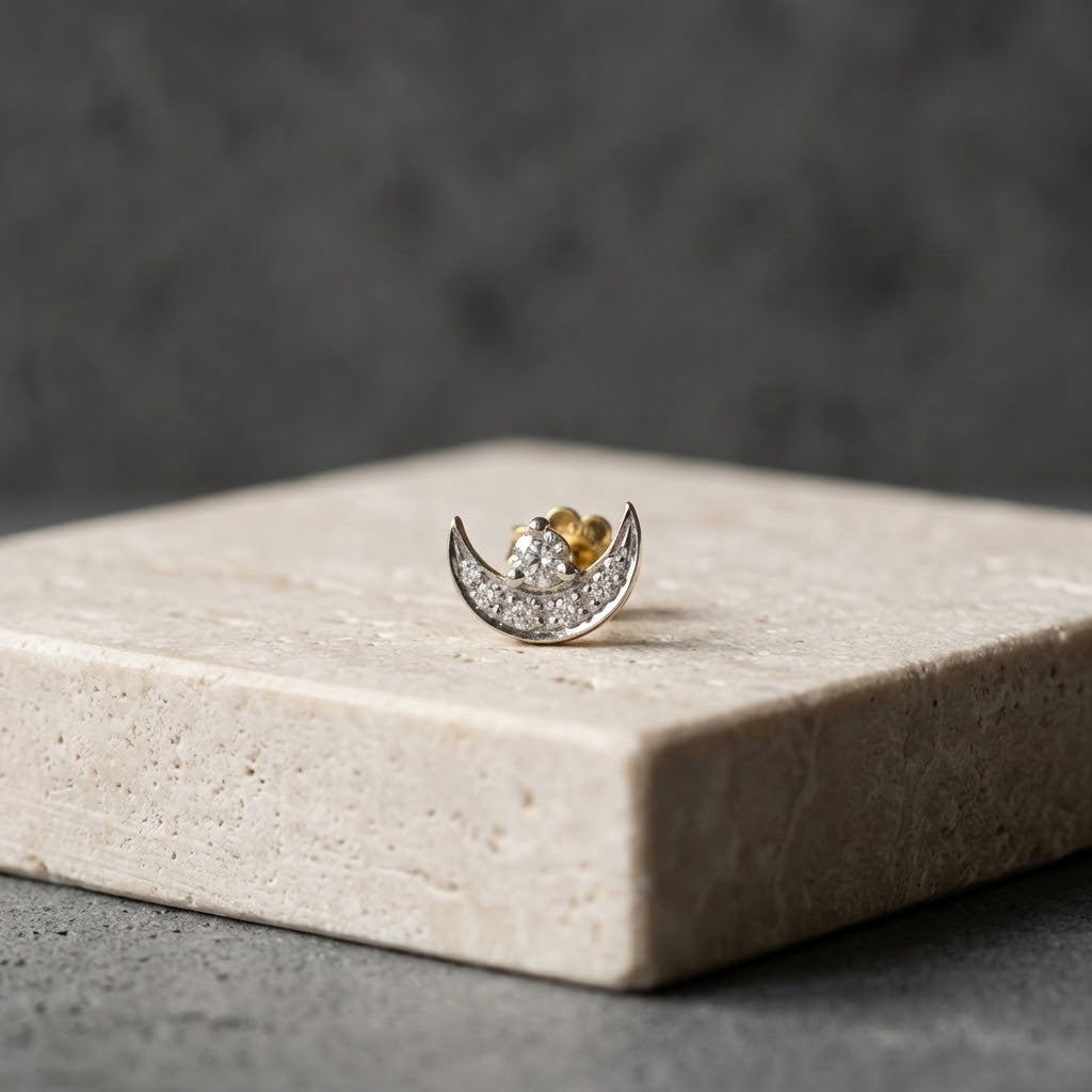 Lab Grown Diamond Nosepin