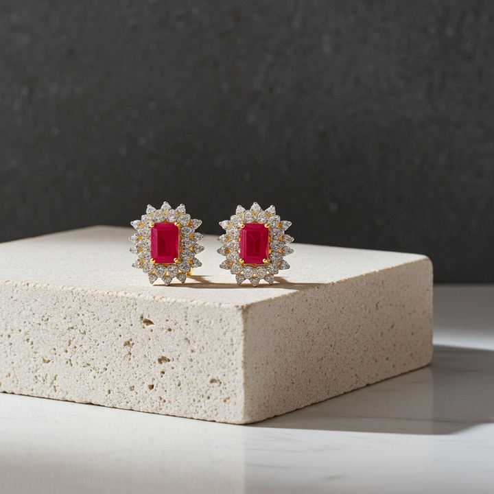 Ruby Earring