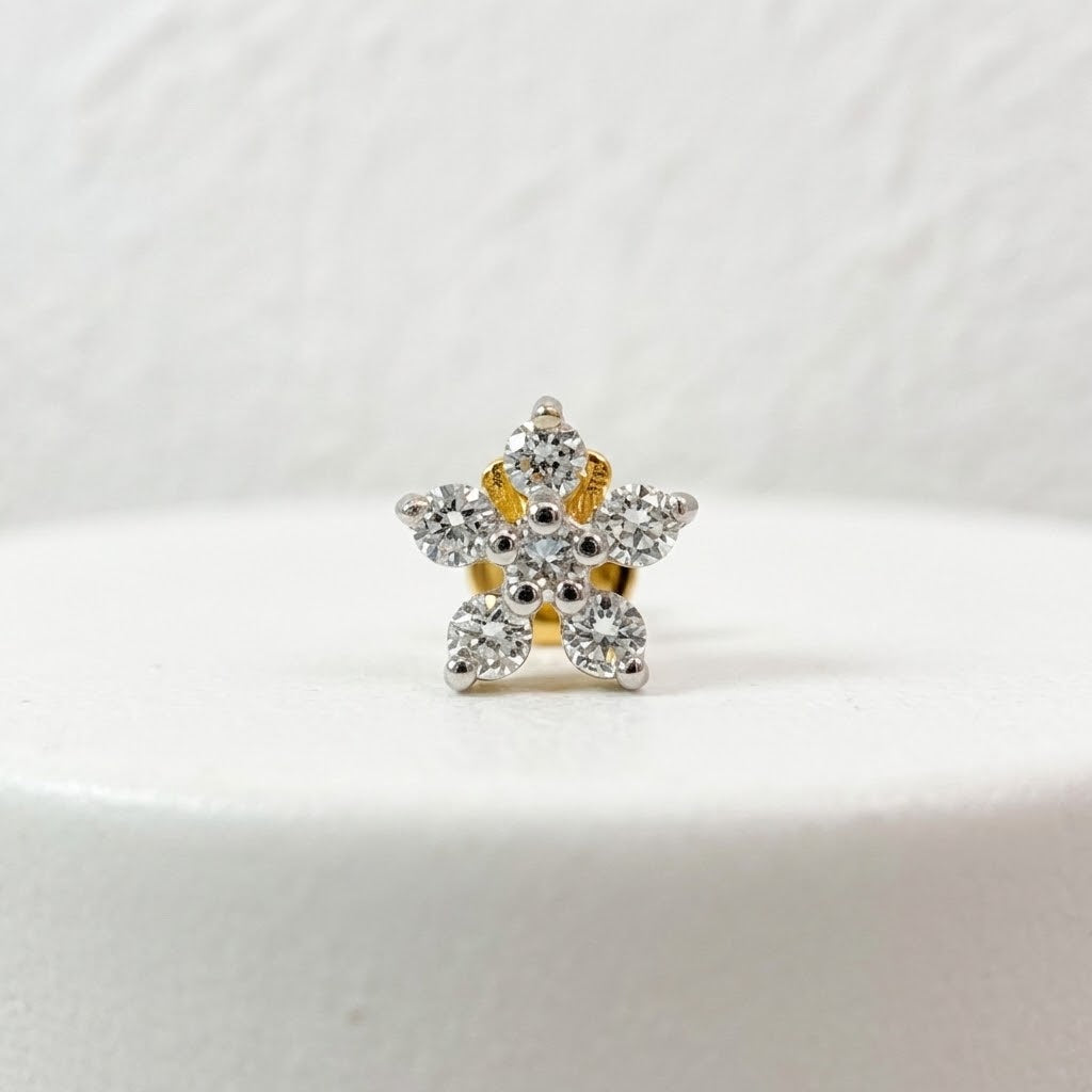 Lab Grown Diamond Nosepin