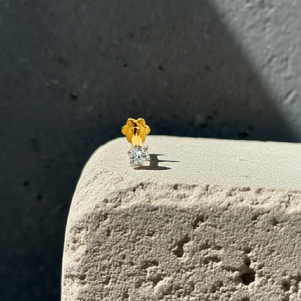 Lab Grown Diamond Nosepin