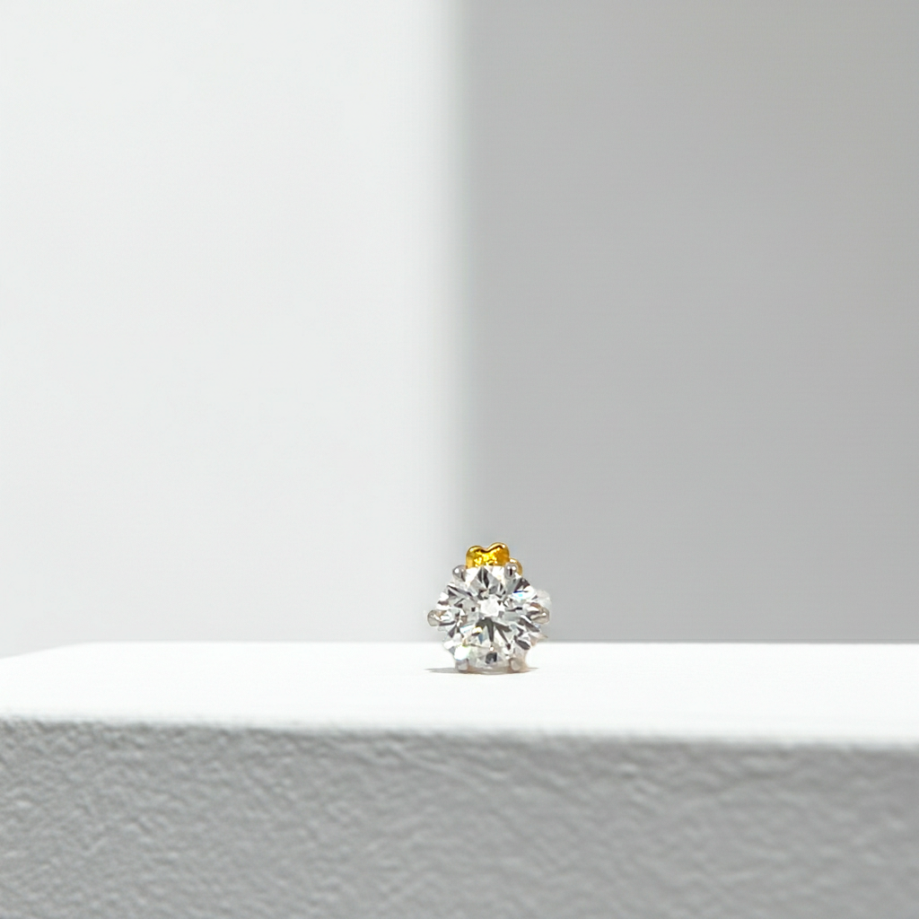 Lab Grown Diamond Nosepin